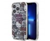 Apple iPhone 15 Pro Max Kılıf Hello Kitty Orjinal Lisanslı İkonik Logolu Etiket Graffiti Kapak