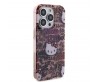 Apple iPhone 15 Pro Max Kılıf Hello Kitty Orjinal Lisanslı İkonik Logolu Etiket Graffiti Kapak