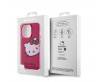 Apple iPhone 15 Pro Max Kılıf Hello Kitty Orjinal Lisanslı Yazı ve İkonik Logolu Kitty Head Kapak