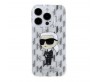 Apple iPhone 15 Pro Max Kılıf Karl Lagerfeld IML İkonik Monogram Orjinal Lisanslı Kapak