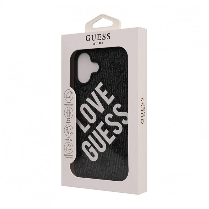 Apple iPhone 16 Plus Kılıf Guess Orjinal Lisanslı Big Love Guess Kapak