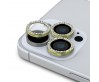 Apple iPhone 16 Pro Guess Orjinal Lisanslı Rhinestone Taşlı Lens Koruyucu