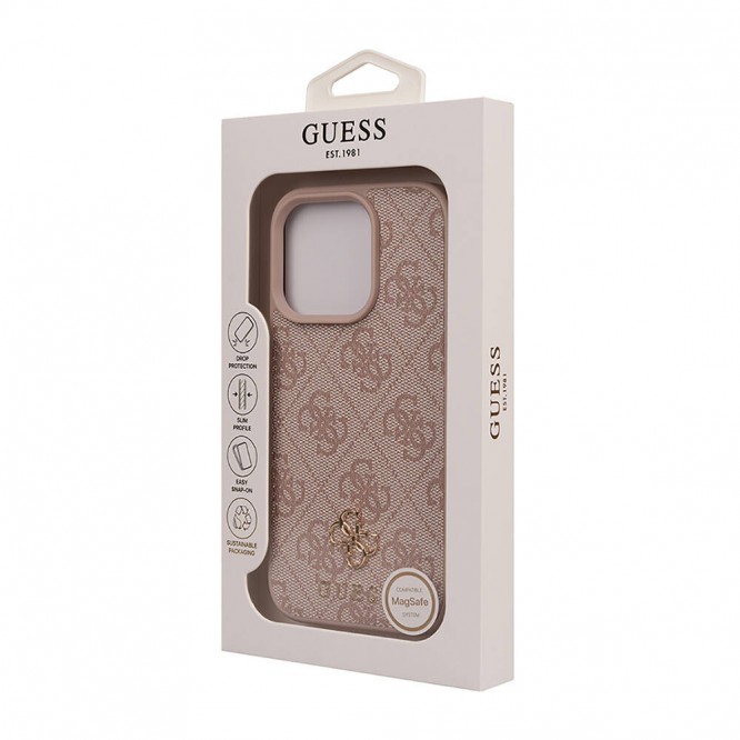 Apple iPhone 16 Pro Kılıf Guess Orjinal Lisanslı Small 4G Classic Kapak