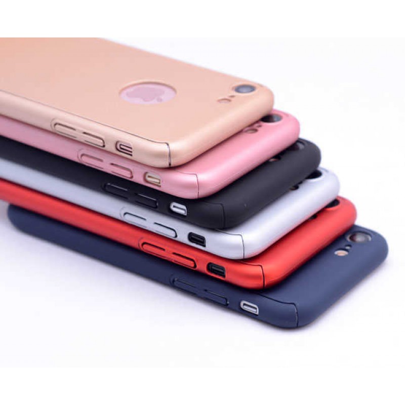 Apple iPhone 5 Kılıf Zore 360 3 Parçalı Rubber Kapak