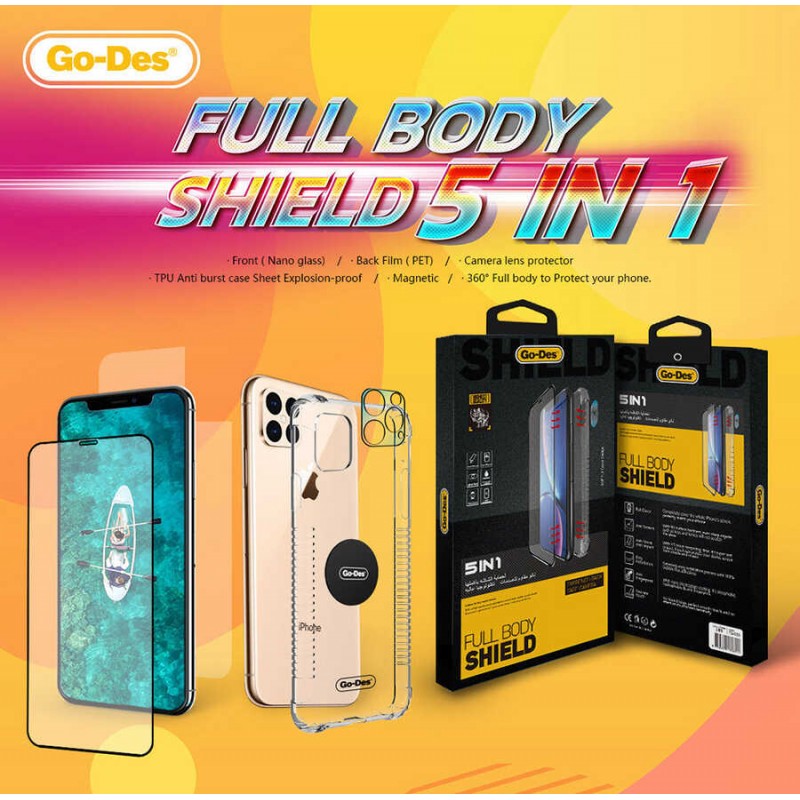 Galaxy S10 Go Des 5 in 1 Full Body Shield