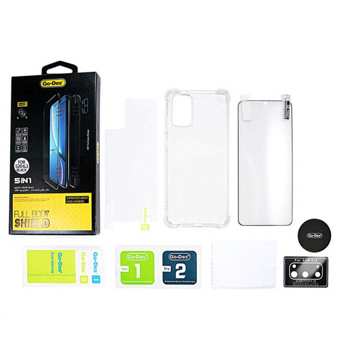 Galaxy S20 Go Des 5 in 1 Full Body Shield