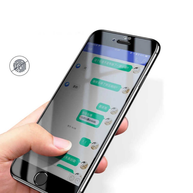 Apple iPhone 6 Plus Davin 5D Privacy Cam Ekran Koruyucu