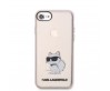 Apple iPhone 7 Kılıf Karl Lagerfeld Transparan Choupette Dizayn Kapak