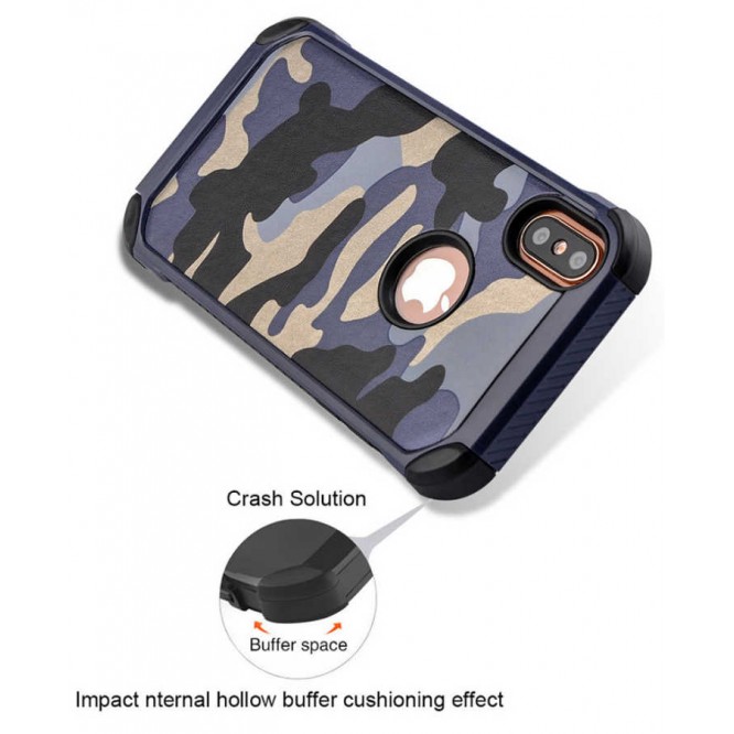 Apple iPhone X Kılıf Zore Army Silikon Kapak