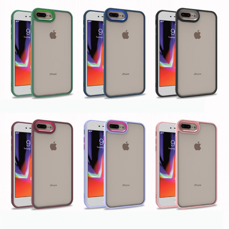 Apple iPhone 8 Plus Kılıf Zore Flora Kapak