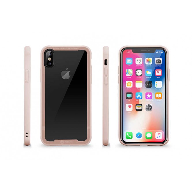 Apple iPhone X Kılıf Roar Glassoul Airframe Kapak