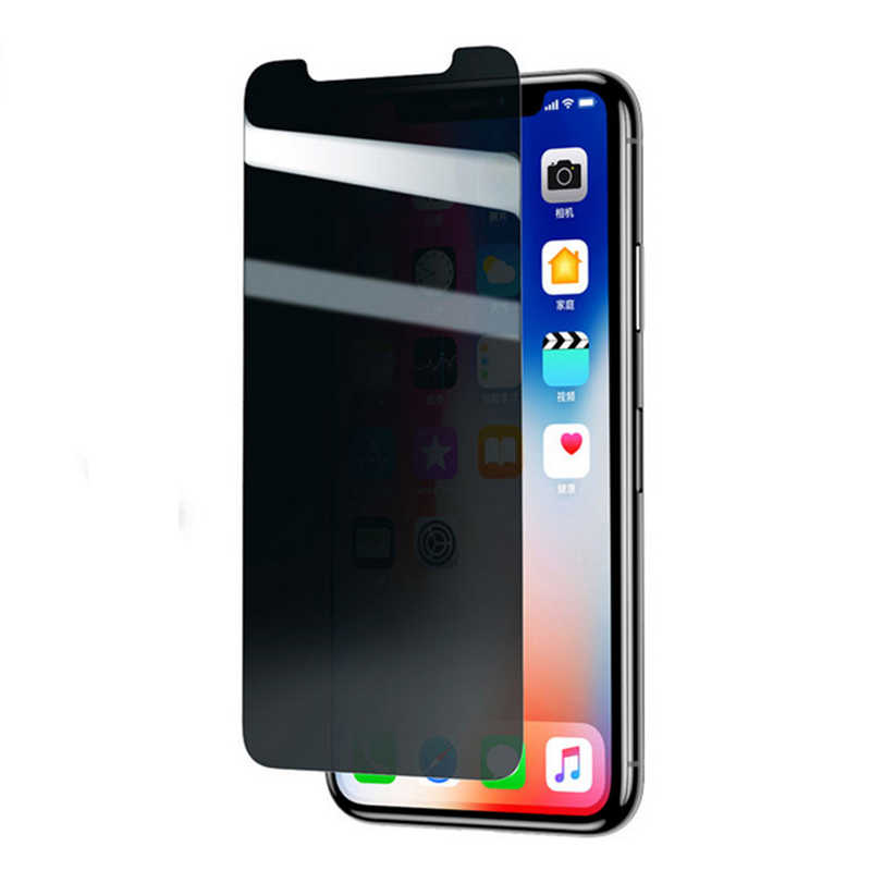 Apple iPhone XS 5.8 ​​​​​​​​​​​​Zore Rika Premium Privacy Temperli Cam Ekran Koruyucu