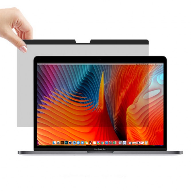 Apple Macbook Pro 16.2 2023 A2780 Wiwu iPrivacy Magnetik Hayalet Ekran Koruyucu