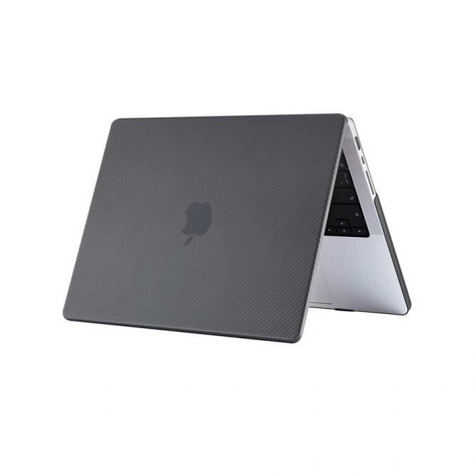 Apple Macbook Pro 16.2 2023 A2780 Zore MSoft Carbon Fiber Tasarımlı Kapak