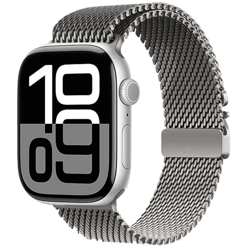 Apple Watch 10 46mm Zore KRD-121 Metal Hasır Kordon