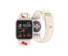 Apple Watch 38mm Hello Kitty Orjinal Lisanslı Yazı Logolu Fiyonk & Kitty Head Silikon Kordon