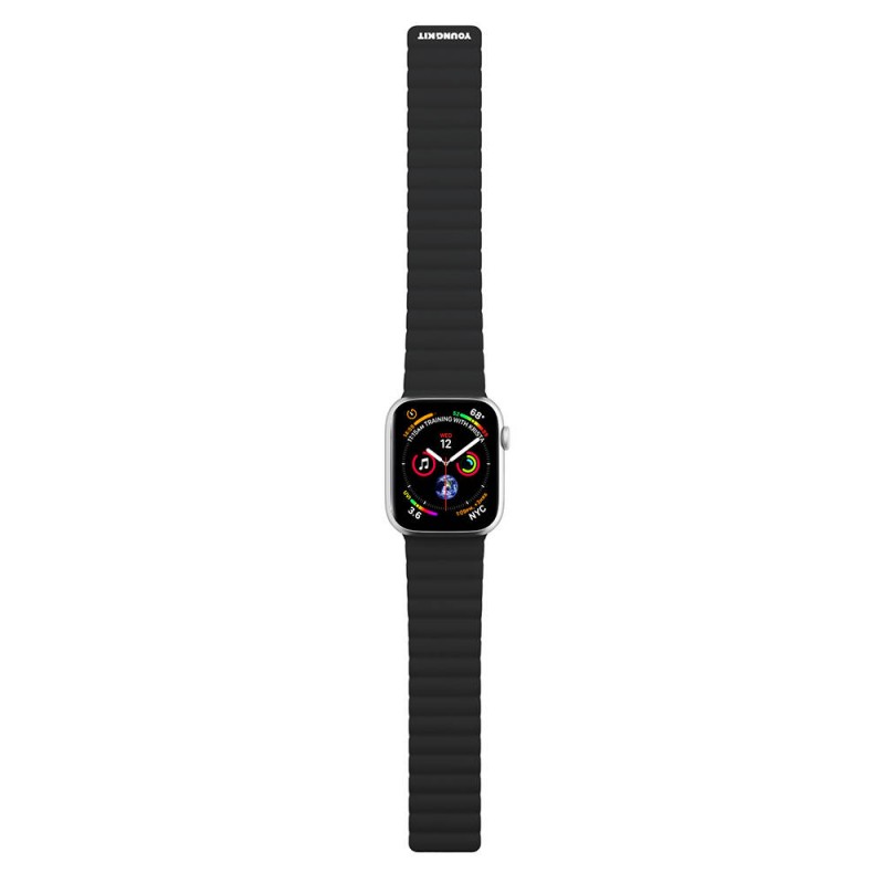 Apple Watch 38mm Kordon Youngkit Classical Magnetik Tak Çıkar Silikon Strap Kayış