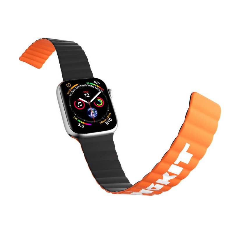 Apple Watch 38mm Kordon Youngkit Classical Magnetik Tak Çıkar Silikon Strap Kayış