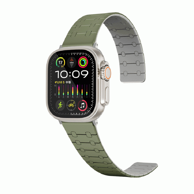 Apple Watch 40mm Zore KRD-111 Çizgili Desenli Silikon Kordon