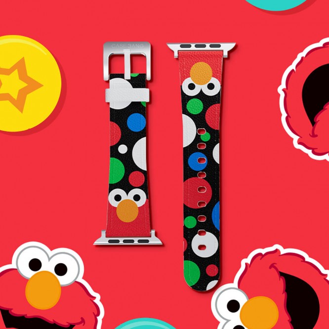 Apple Watch 42mm Casebang Sesame Street Serisi Deri Saat Kordon