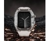 Apple Watch 42mm Wiwu Wi-WB013 Rambo Serisi 2in1 Şeffaf PC Kasa Koruyuculu Kauçuk Kordon