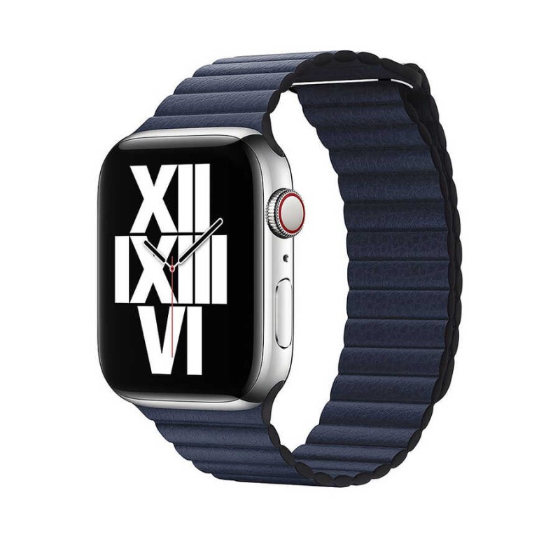 Apple Watch 44mm KRD-09 Deri Lop Kordon