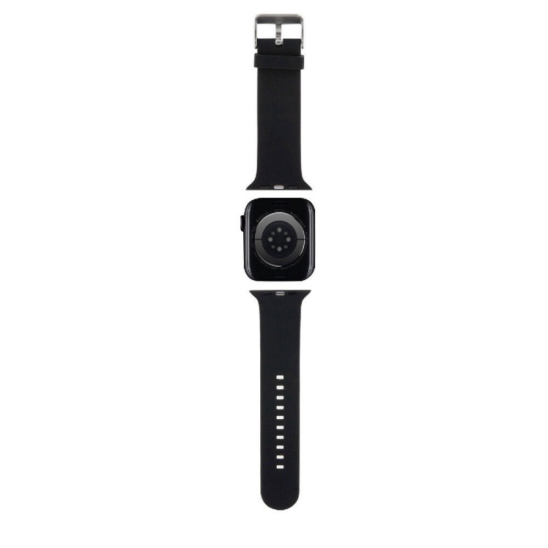 Apple Watch 44mm Karl Lagerfeld Orjinal Lisanslı İkonik Karl Head Logolu Silikon Kordon