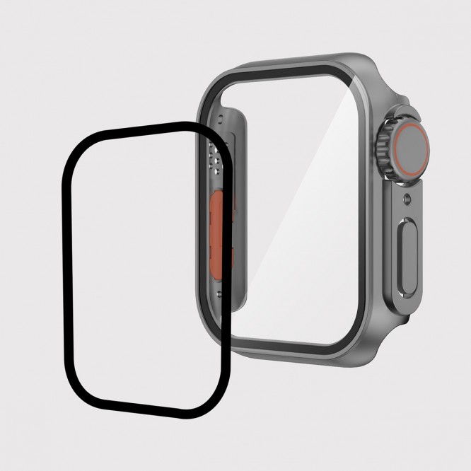 Apple Watch 44mm - Watch Ultra 49mm Kasa Dönüştürücü ve Ekran Koruyucu Zore Watch Gard 26