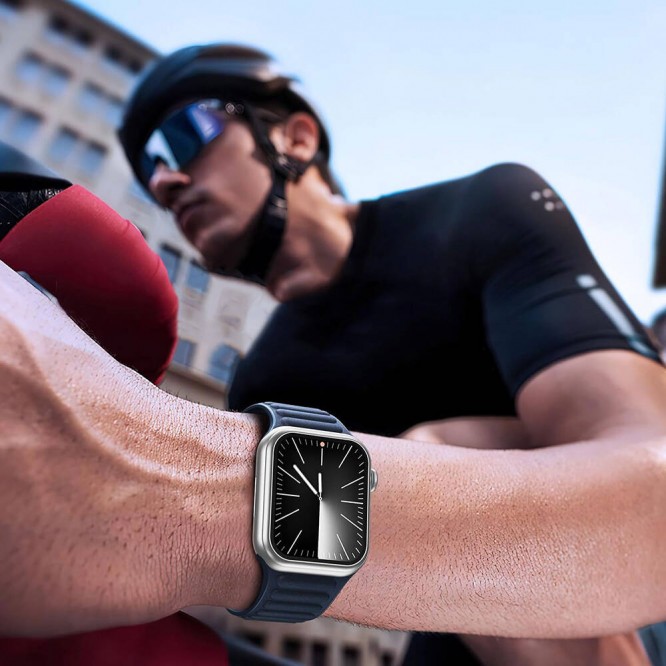 Apple Watch 44mm Wiwu Wi-JD106 Easy Install Akıllı Saat Temperli Cam Ekran Koruyucu