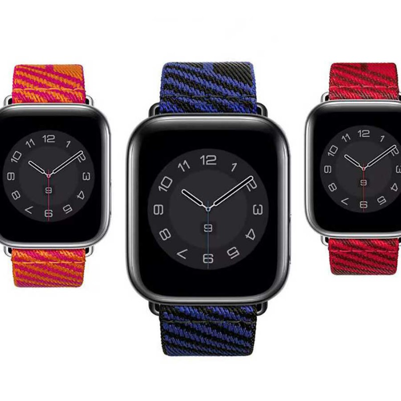 Apple Watch 7 41mm KRD-51 Hasır Kordon