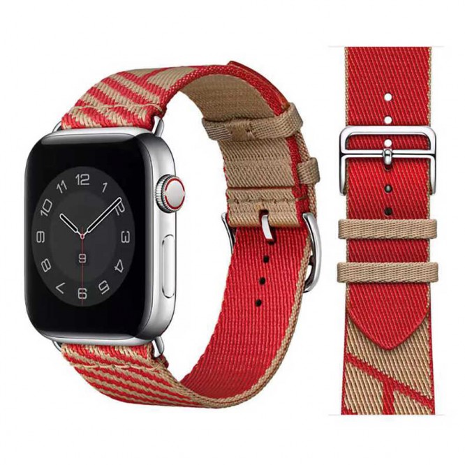 Apple Watch 7 41mm KRD-51 Hasır Kordon