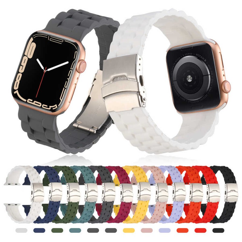 Apple Watch 7 41mm KRD-72 Silikon Kordon