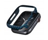 Apple Watch 7 45mm 600D Aramid Fiber Classic Serisi Black-Blue Twill Kasa Koruyucu Pitaka Air Case