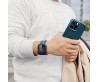 Apple Watch 7 45mm 600D Aramid Fiber Classic Serisi Black-Blue Twill Kasa Koruyucu Pitaka Air Case