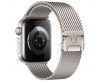 Apple Watch 7 45mm Zore KRD-121 Metal Hasır Kordon