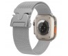 Apple Watch 7 45mm Zore KRD-25 Metal Hasır Kordon