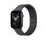 Apple Watch Serisi Uyumlu Karbon Fiber Pitaka Modern Serisi Black-Grey Twill Universal Kordon