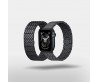 Apple Watch Serisi Uyumlu Karbon Fiber Pitaka Modern Serisi Black-Grey Twill Universal Kordon