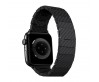 Apple Watch Serisi Uyumlu Karbon Fiber Pitaka Modern Serisi Black-Grey Twill Universal Kordon