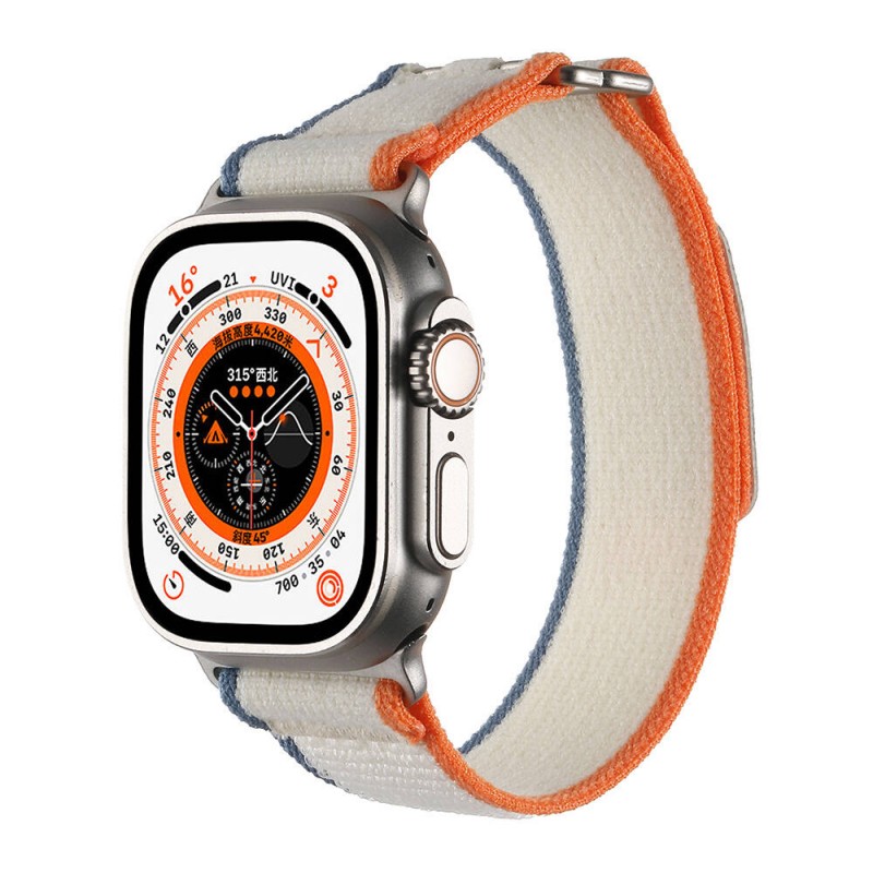 Apple Watch Ultra 49mm Hasır Kordon Zore KRD-106 Strap Kayış