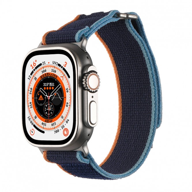 Apple Watch Ultra 49mm Hasır Kordon Zore KRD-106 Strap Kayış