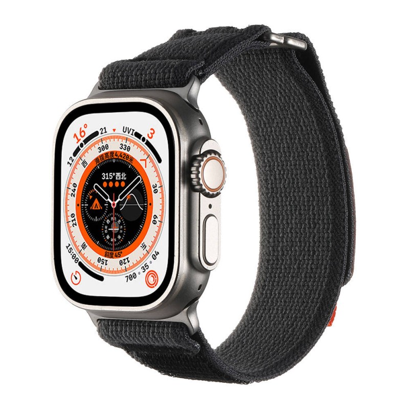 Apple Watch Ultra 49mm Hasır Kordon Zore KRD-106 Strap Kayış