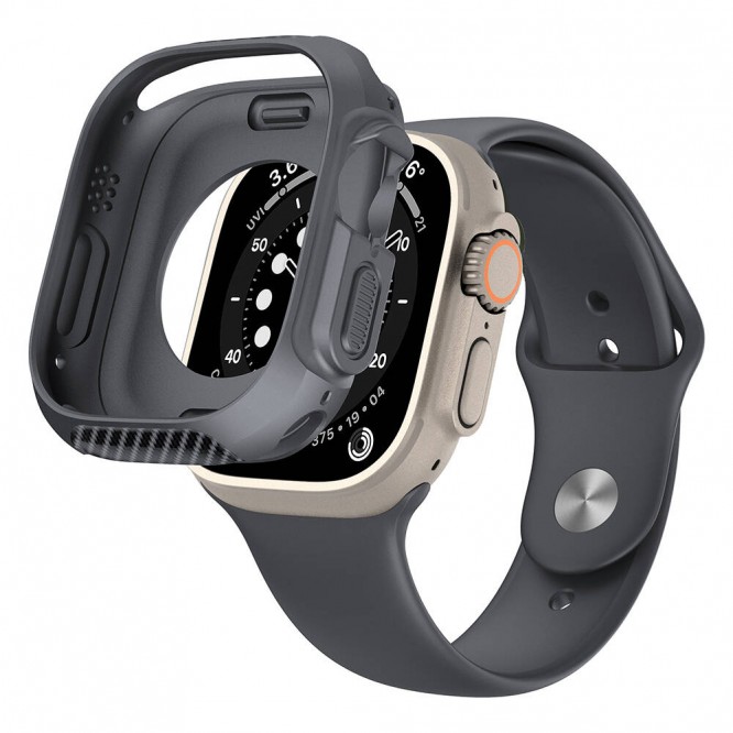 Apple Watch Ultra 49mm Silikon TPU Kasa Koruyucu Zore Watch Gard 31