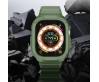 Apple Watch Ultra 49mm Wiwu Wi-WB014 Armor Serisi 2in1 Sert PC Kasa Koruyuculu Silikon Kordon