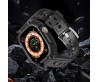 Apple Watch Ultra 49mm Wiwu Wi-WB014 Armor Serisi 2in1 Sert PC Kasa Koruyuculu Silikon Kordon