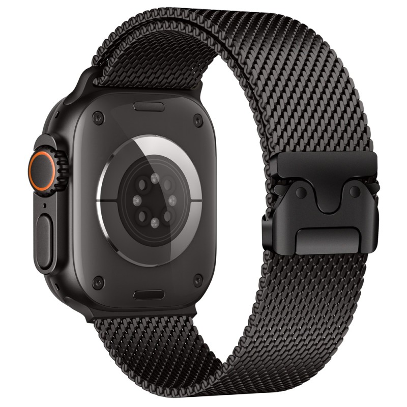 Apple Watch Ultra 49mm Zore KRD-121 Metal Hasır Kordon