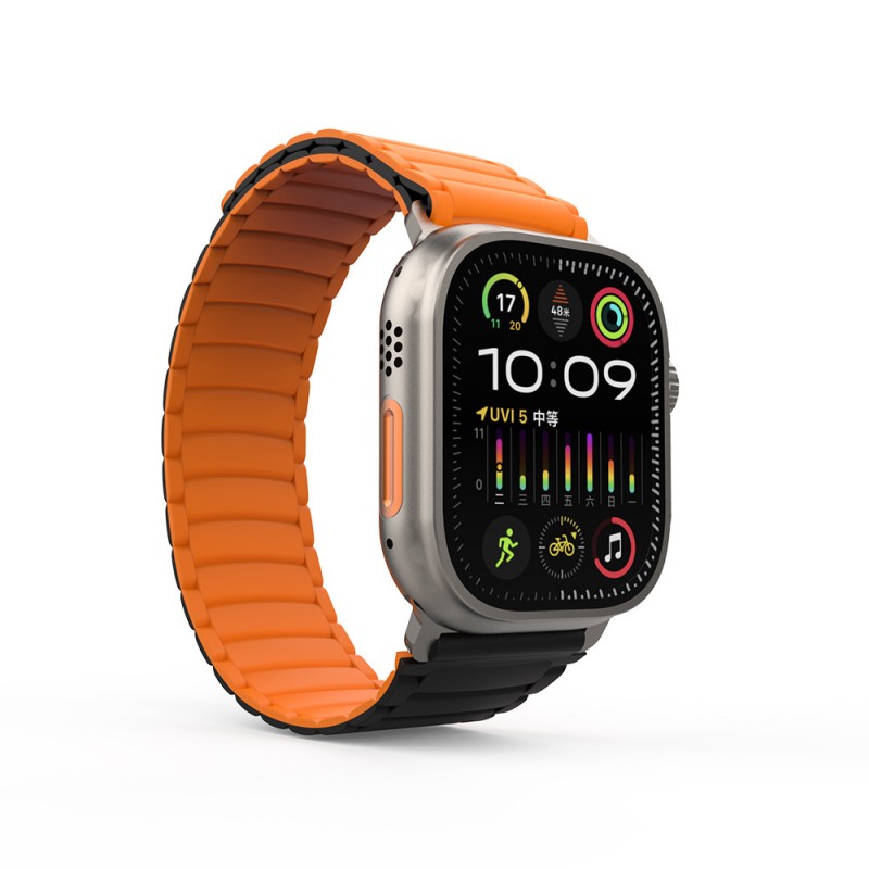 Apple Watch Ultra 49mm Zore KRD-122 Silikon Kordon Strap Kayış