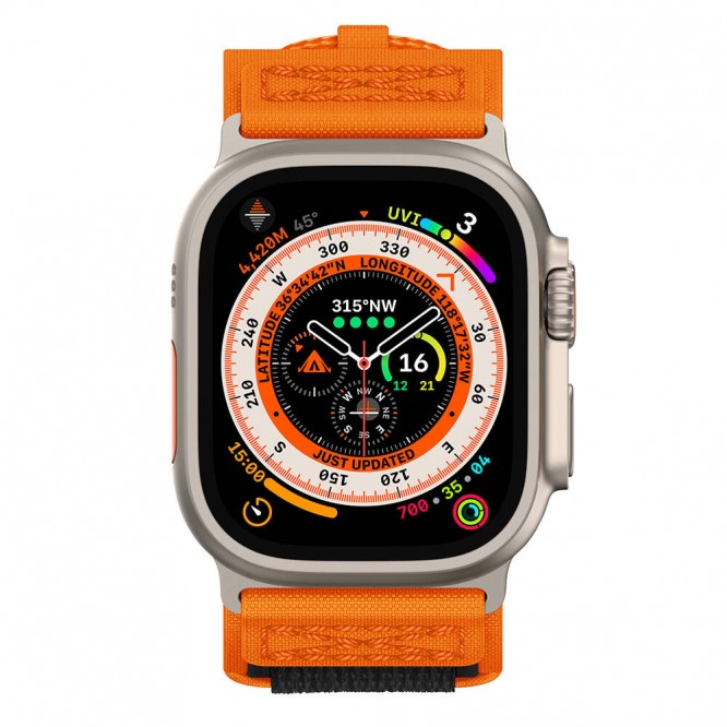 Apple Watch Ultra 49mm Zore KRD-99 Hasır Kordon