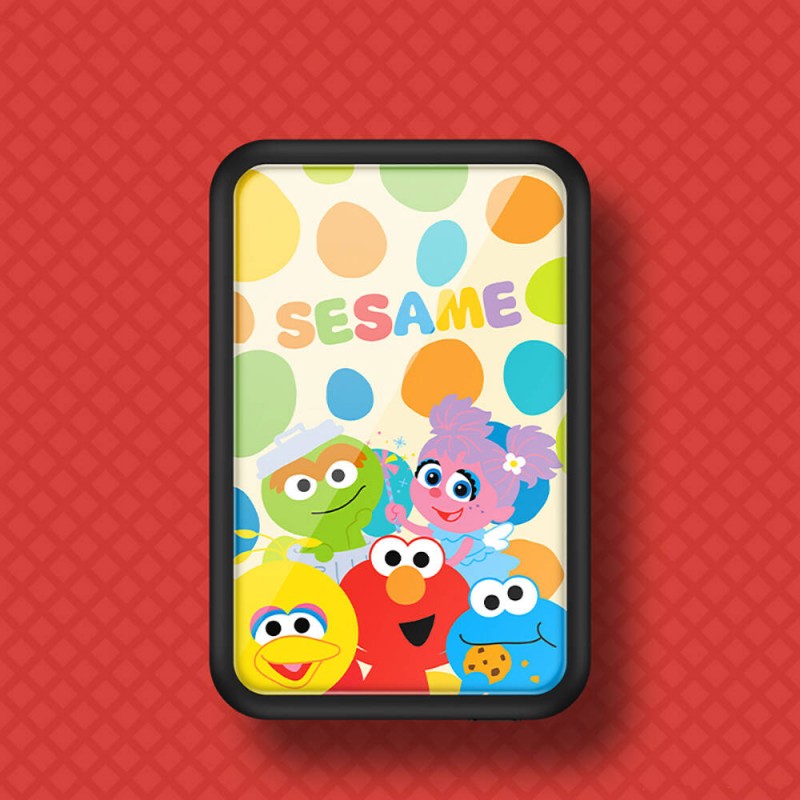 Casebang MP12 Battery Pack Q Sesame Street Serisi Kablosuz Taşınabilir Powerbank 6000mAh