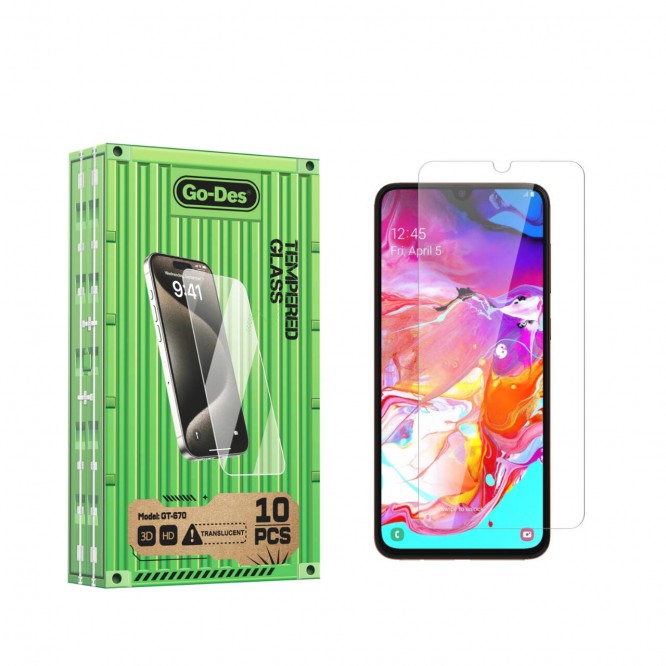 Galaxy A04S Go Des Parmak İzi Bırakmayan 9H Oleofobik Bom Glass Ekran Koruyucu 10'lu Paket